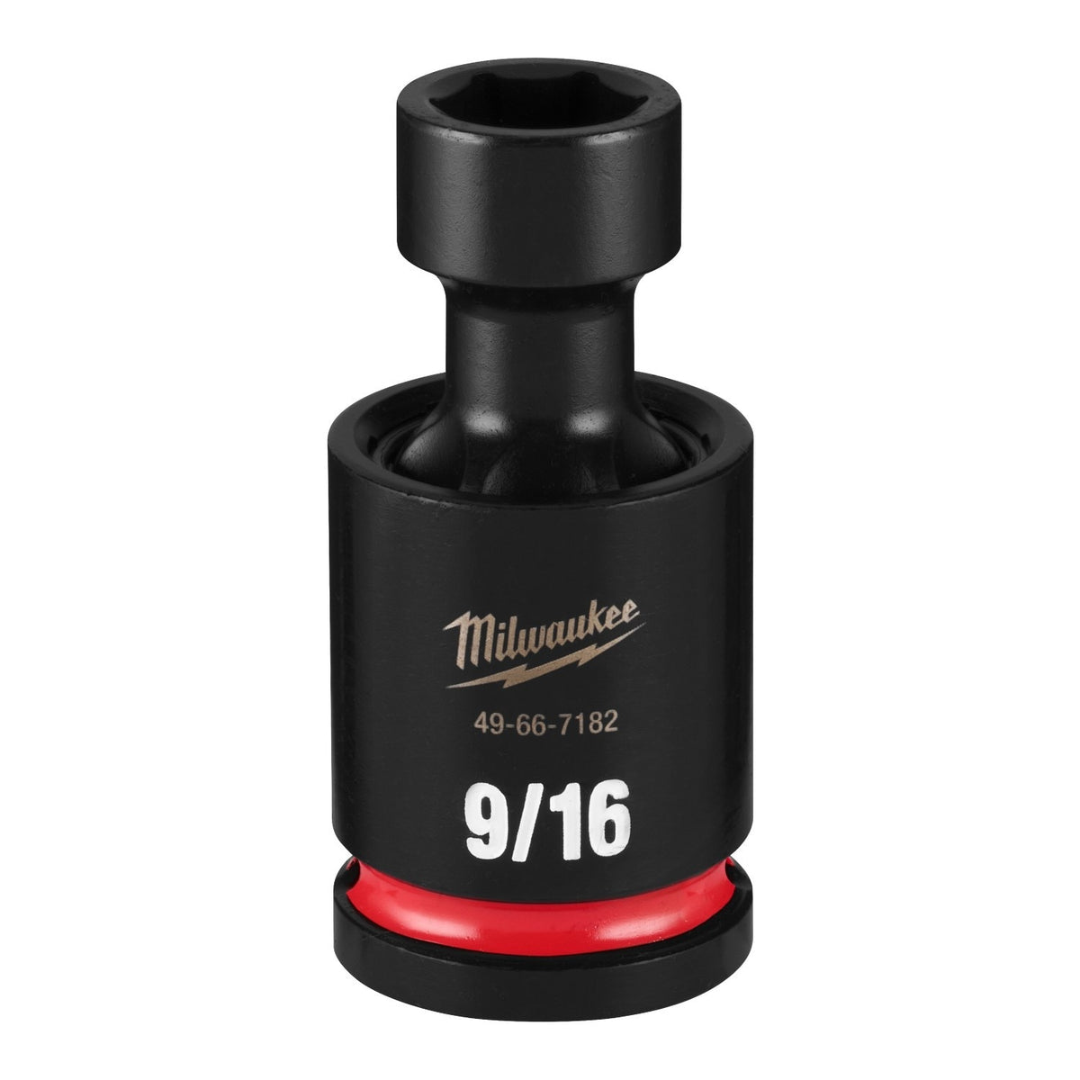 Milwaukee 49-66-7182 Shockwave 1/2" Drive 9/16" Standard Swivel Impact Socket