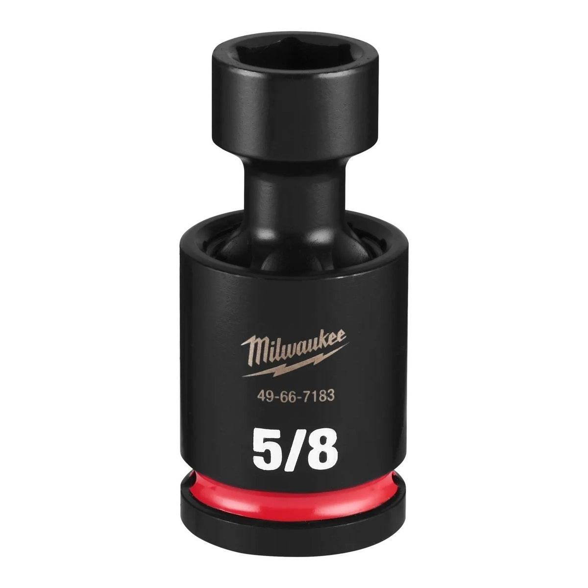 Milwaukee 49-66-7183 Shockwave 1/2" Drive 5/8" Standard Swivel Impact Socket
