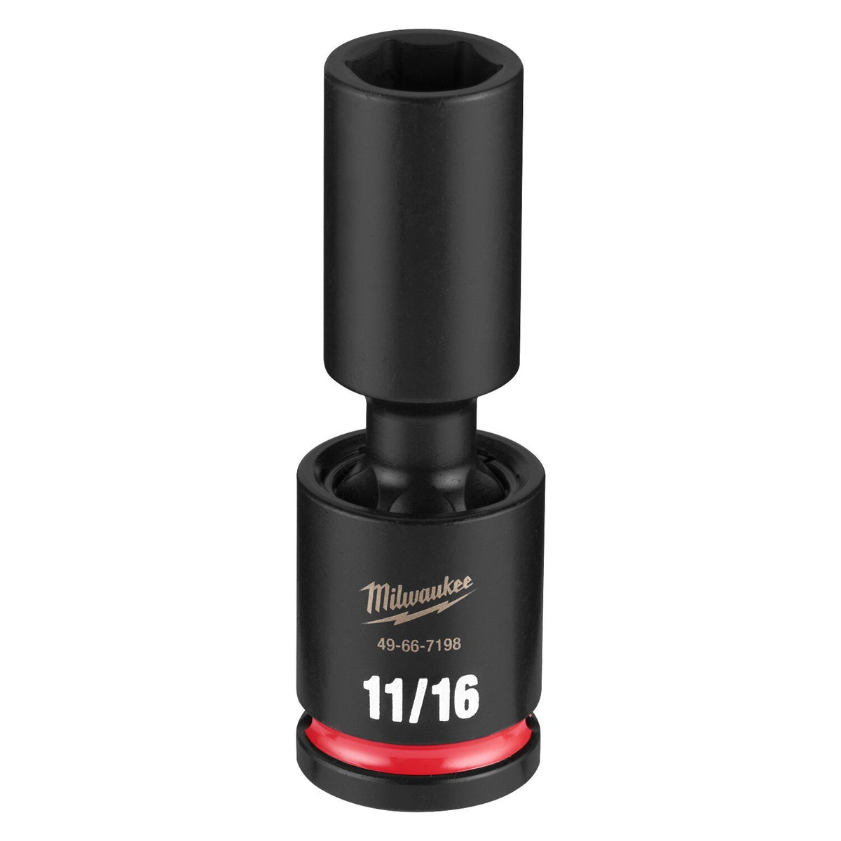 Milwaukee 49-66-7198 Shockwave 1/2" Drive 11/16" Deep Swivel Impact Socket