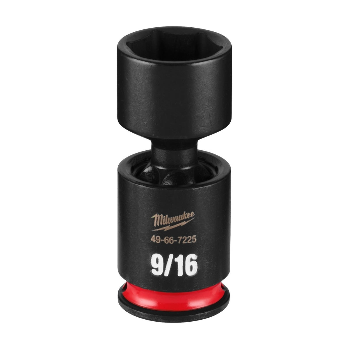 Milwaukee 49-66-7225 1/4" Drive 9/16" Standard Swivel Impact Socket