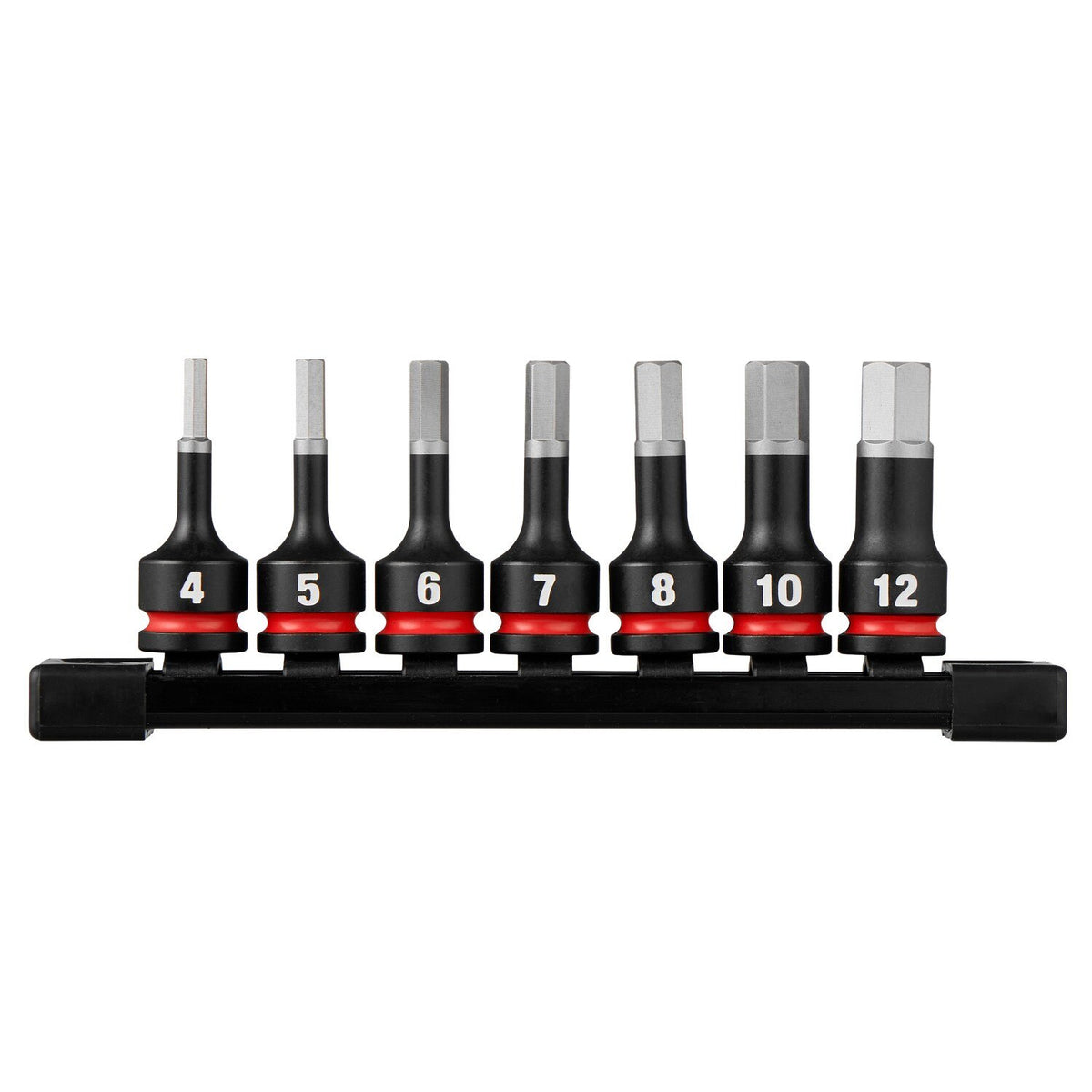 Milwaukee 49-66-7251 3/8" Drive 2" Hex Metric Impact Bit Socket Set (7 Piece)