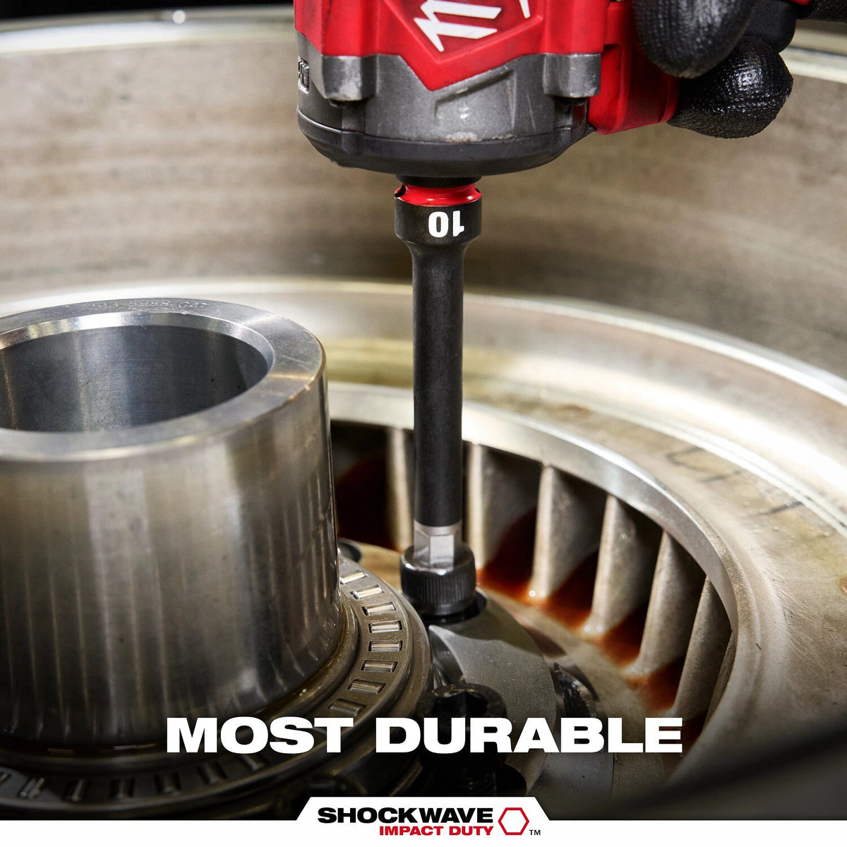 Milwaukee 49-66-7270 Shockwave 3/8" Drive 2" Hex 7 mm Impact Duty Bit Socket - 2