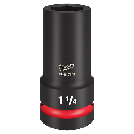 Milwaukee 49-66-7844 SHOCKWAVE Impact Duty 1" Drive 1-1/4" Thin Wall Extra Deep 6 Point Socket