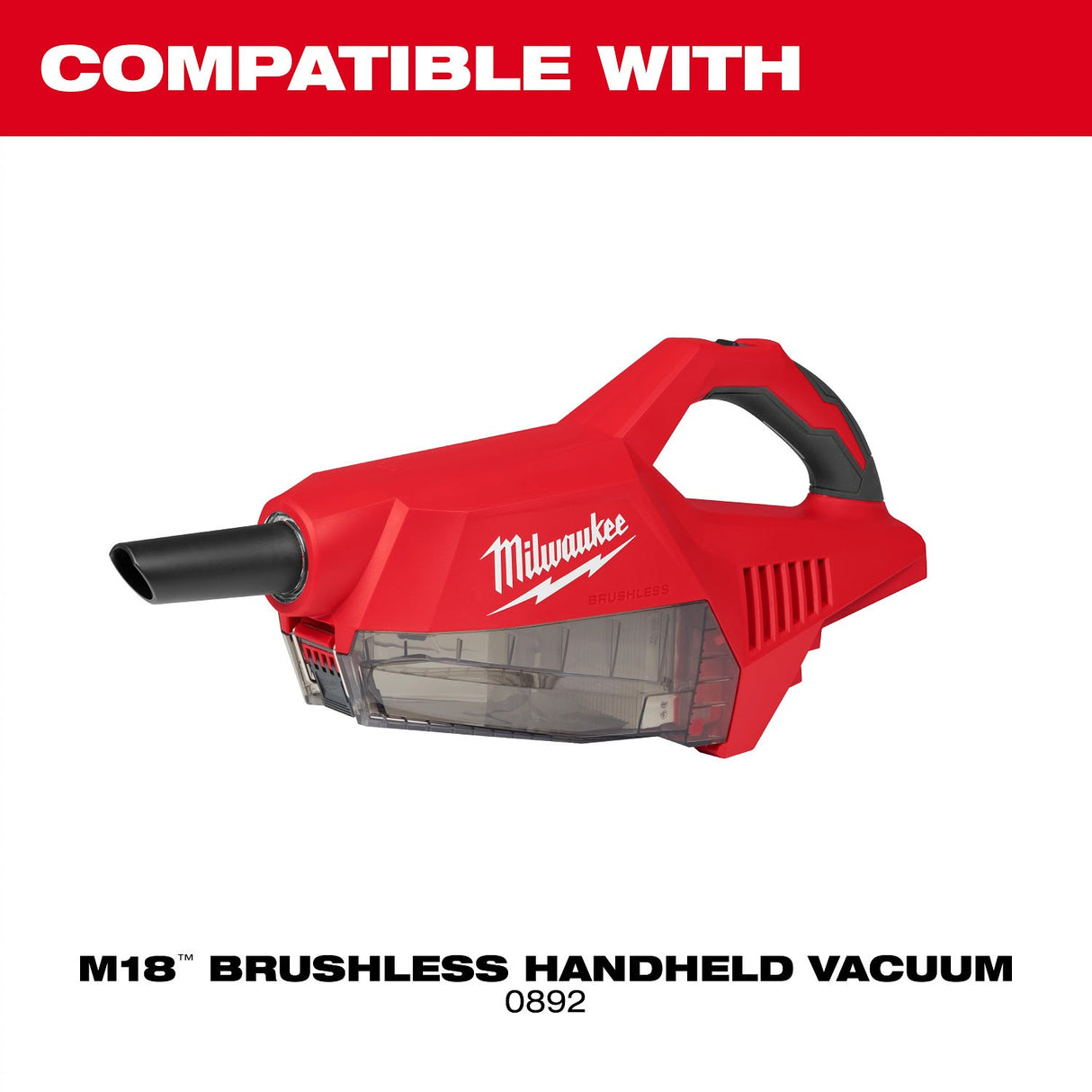 Milwaukee 49-90-1948 HEPA Filter for M18 Brushless Handheld Vacuum, captures 0.3 micron particles - 3