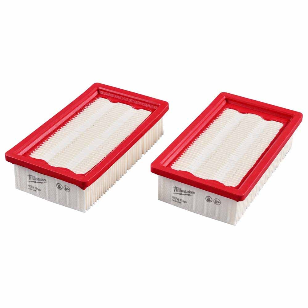 Milwaukee 49-90-1968 HEPA Filter 2-Pack for M18 FUEL 9 Gallon Dual Battery Dust Extractor