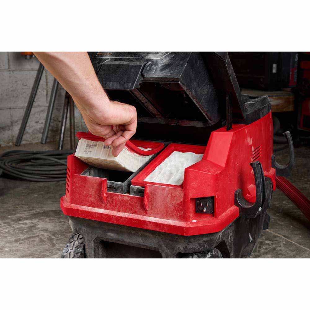 Milwaukee 49-90-1968 HEPA Filter 2-Pack for M18 FUEL 9 Gallon Dual Battery Dust Extractor - 4