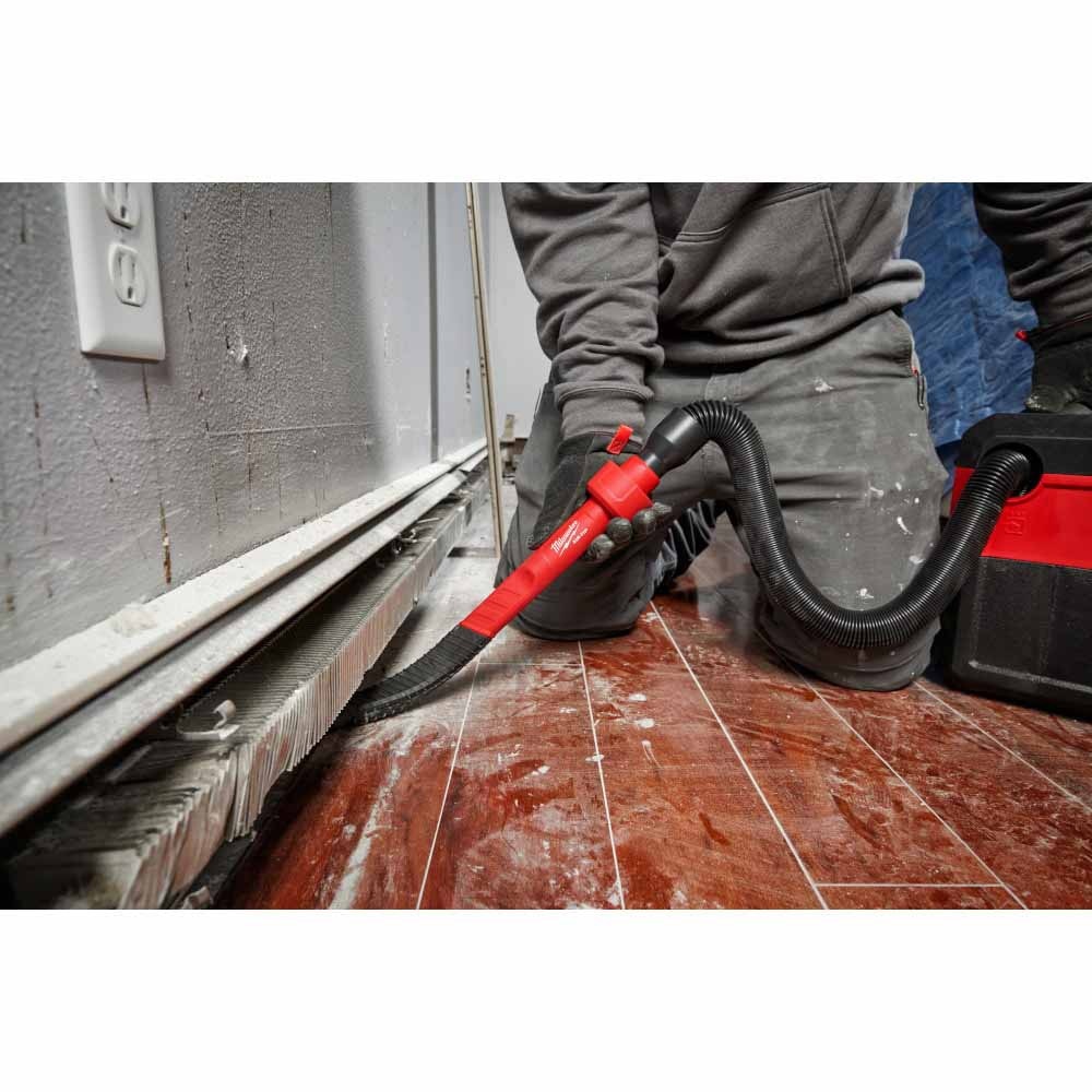Milwaukee 49-90-2030Y AIR TIP Flexible Long Reach Crevice Tool Vacuum Accessory 16" Length - 8