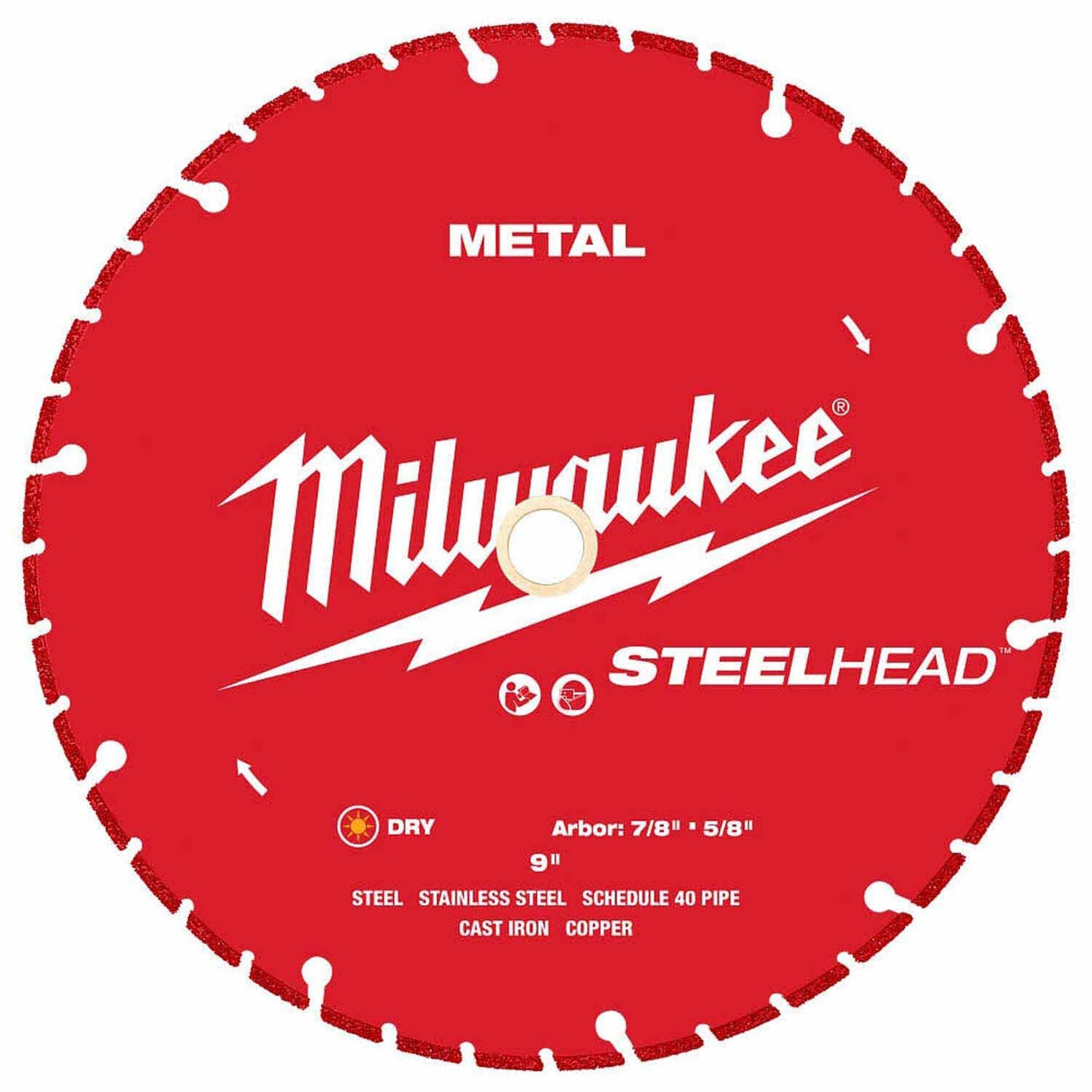 Milwaukee 49-93-7825 9” STEELHEAD Metal Cutting Diamond Blade