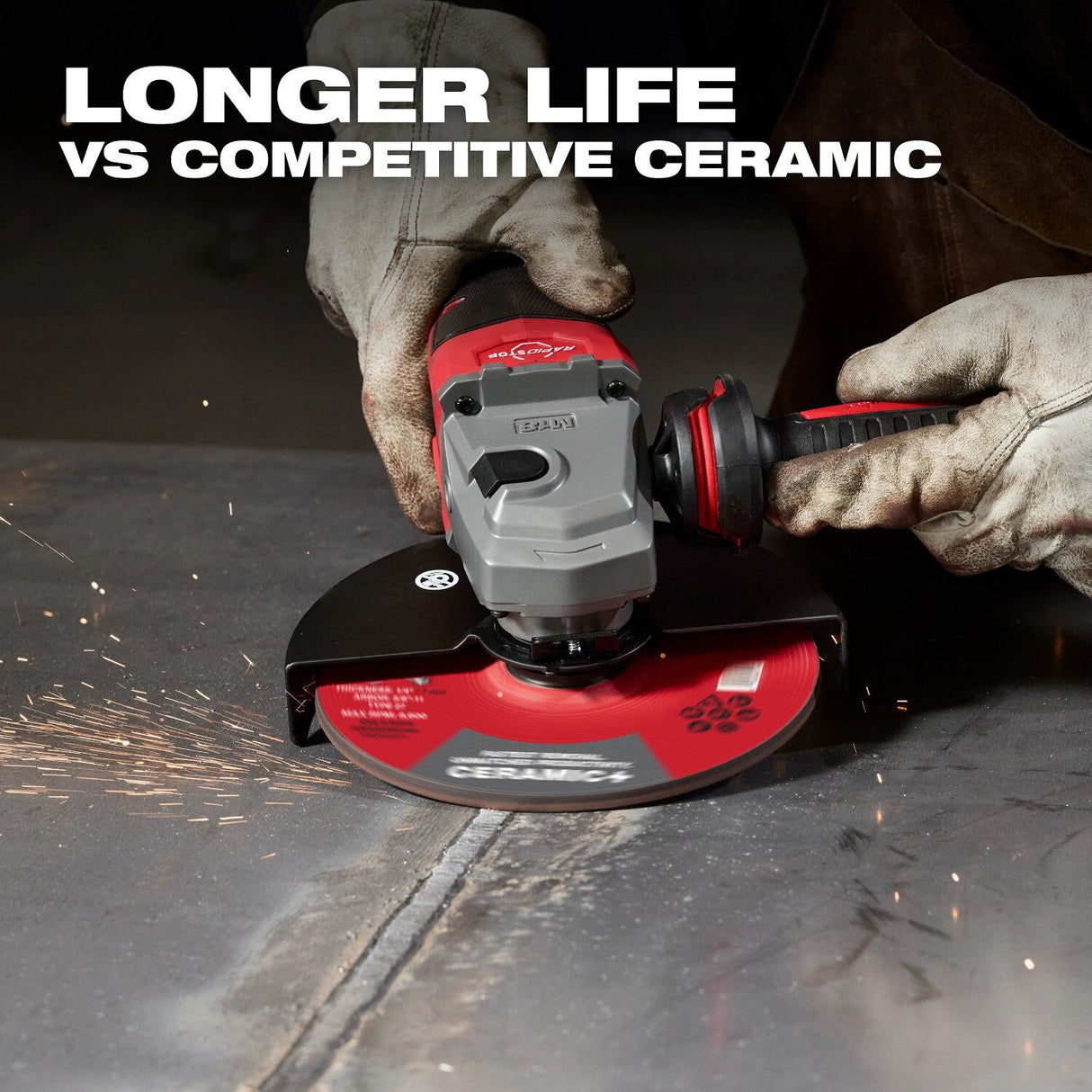 Milwaukee 49-94-0713 5 in. x 1/4 in. x 7/8 in. Ceramic Plus Metal Grinding Wheel Type 27 - 7