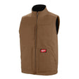 Milwaukee 801BR-2X Heavy Duty Sherpa-Lined Vest - Brown 2X
