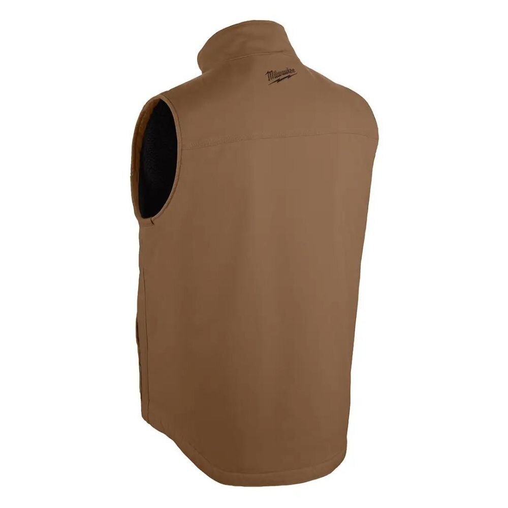 Milwaukee 801BR-3X Heavy Duty Sherpa-Lined Vest - Brown 3X - 2