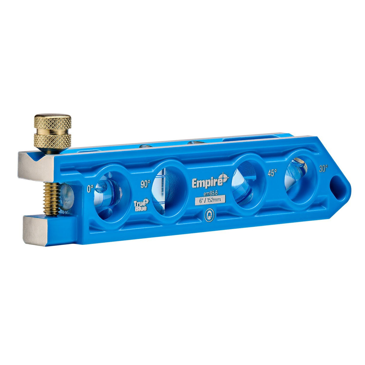 Empire Level EM85.6 6" TRUE BLUE Die Cast Torpedo Level - 6