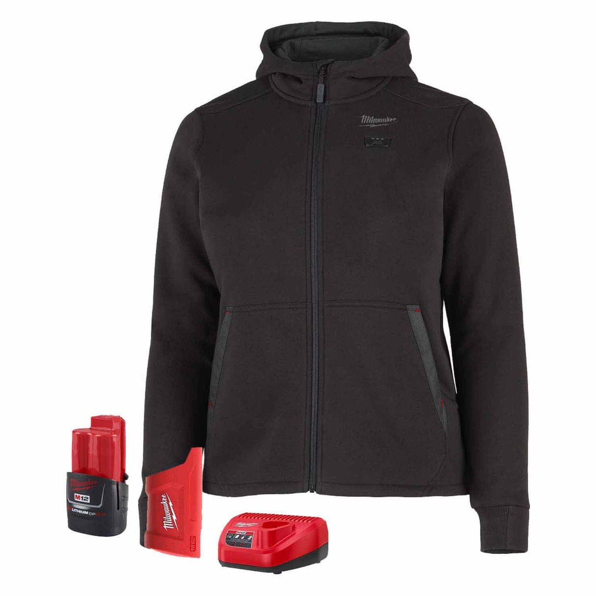 Milwaukee F200B-21 M12 Women's Heated Hoodie Kit - Black