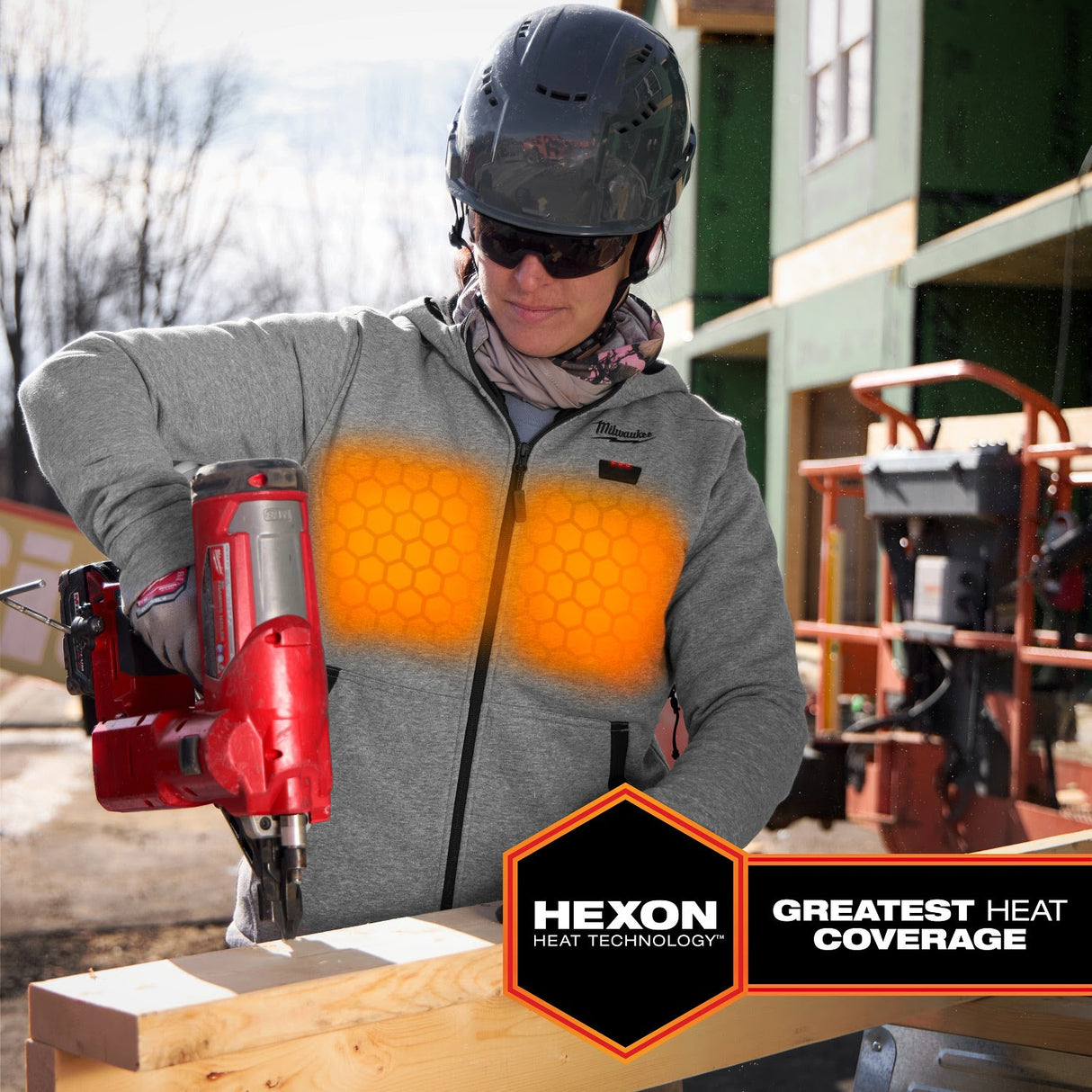 Milwaukee F200U-21 M12 Women's Heated Hoodie Kit - Blue - 7