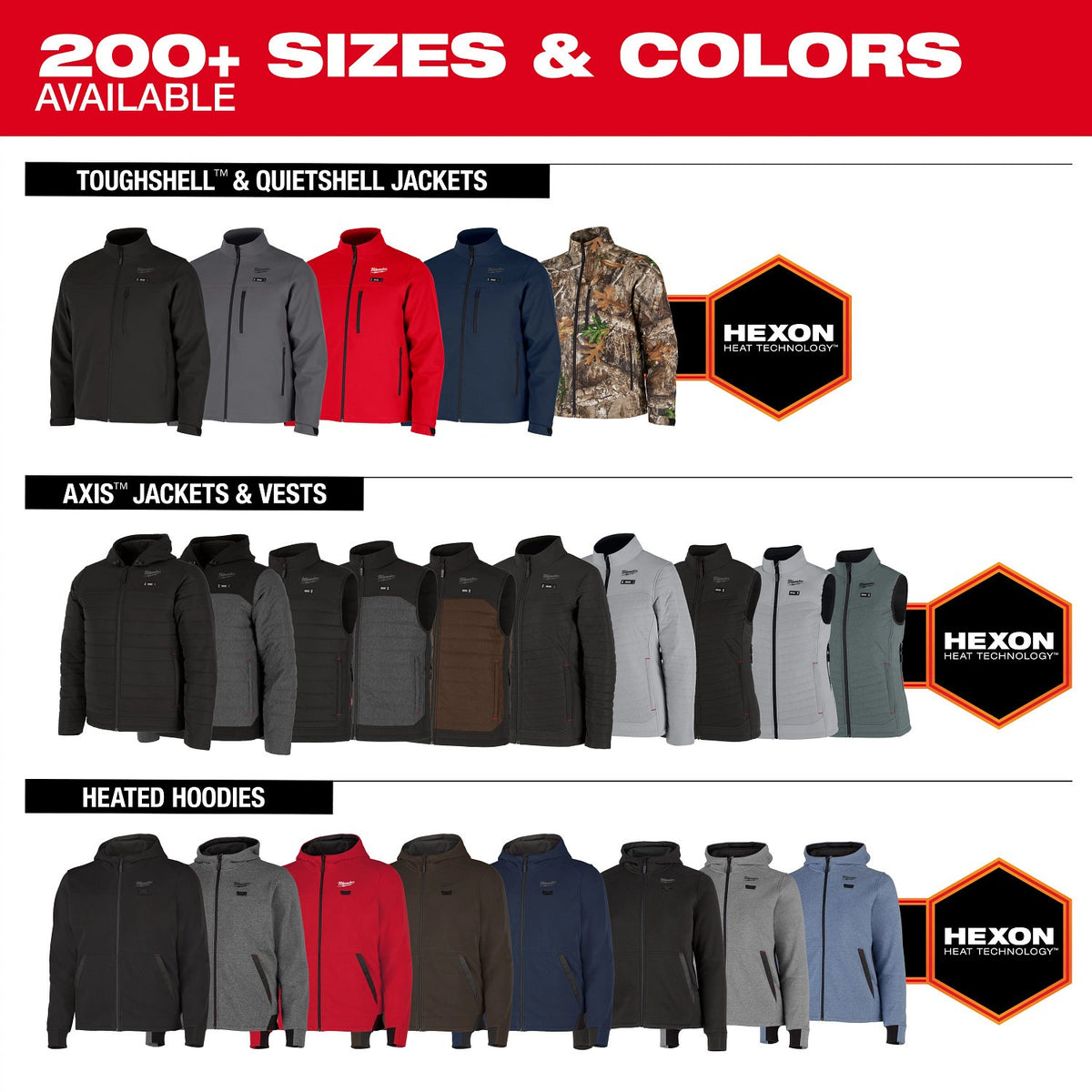 Milwaukee M200B-20 M12 Heated Hoodie Only - Black - 11
