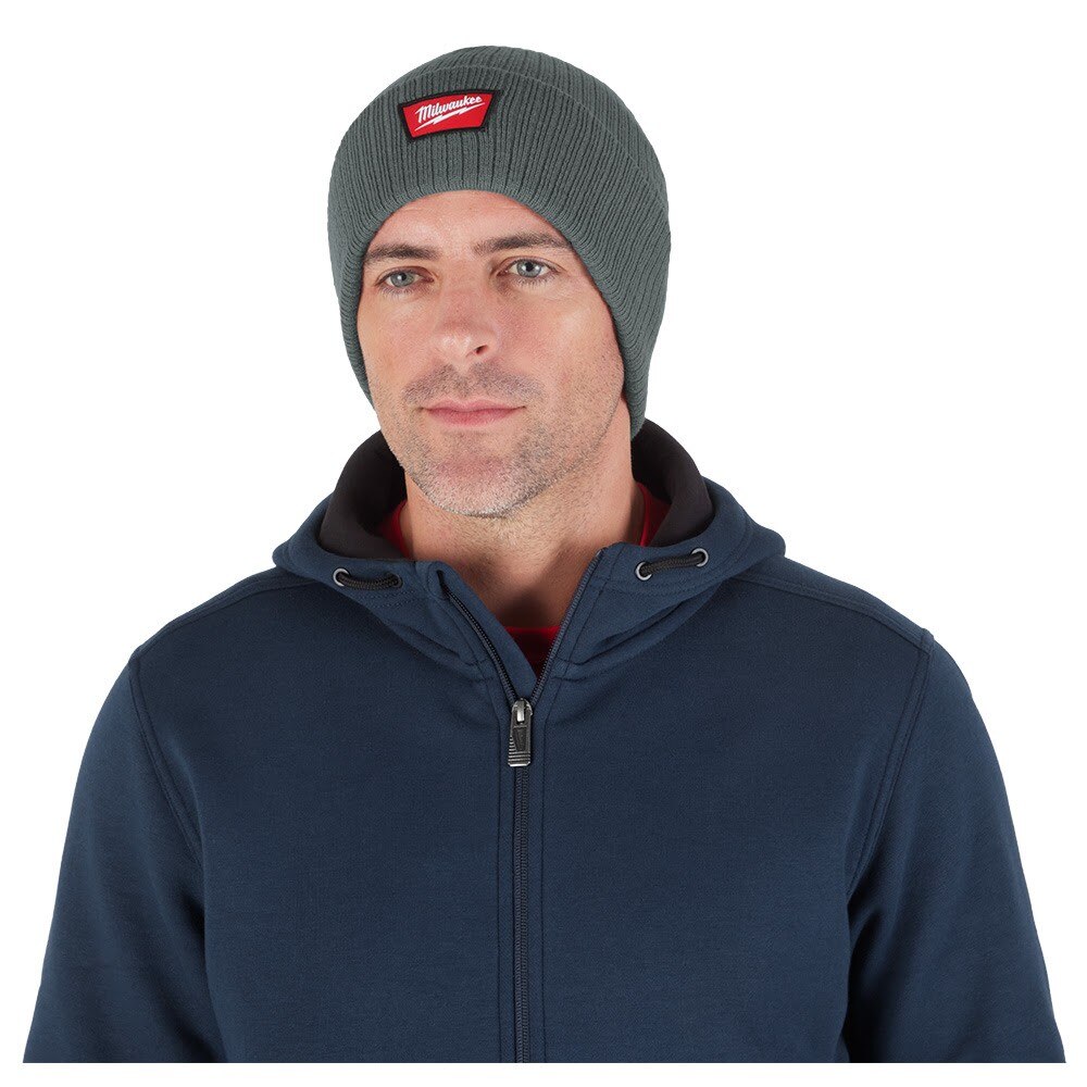 Milwaukee M750E Rib-Knit Cuffed Beanie - Green - 2