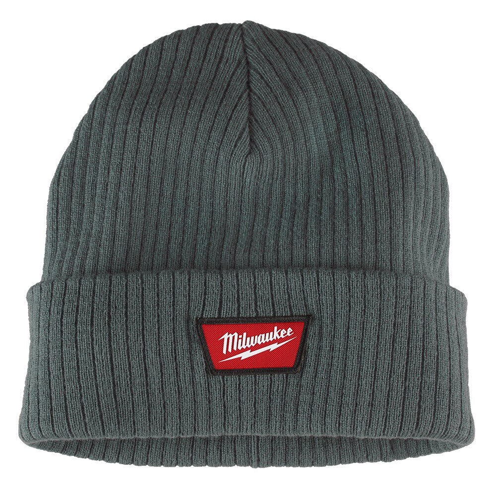 Milwaukee M750E Rib-Knit Cuffed Beanie - Green - 3
