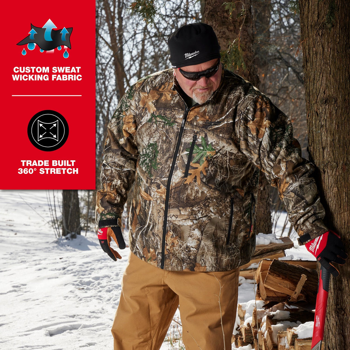 Milwaukee M752B WORKSKIN Low-Profile Beanie - 3