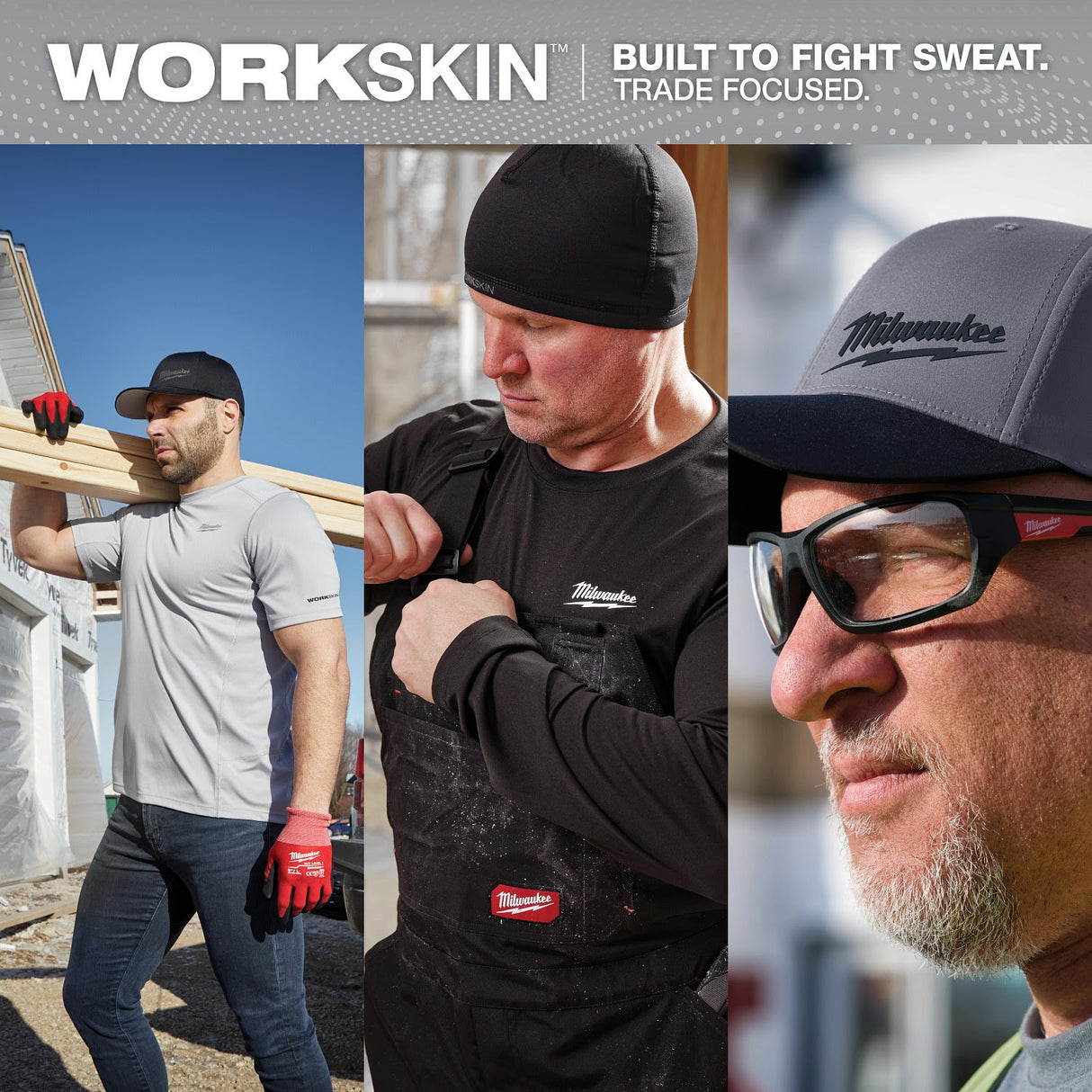 Milwaukee M752B WORKSKIN Low-Profile Beanie - 7