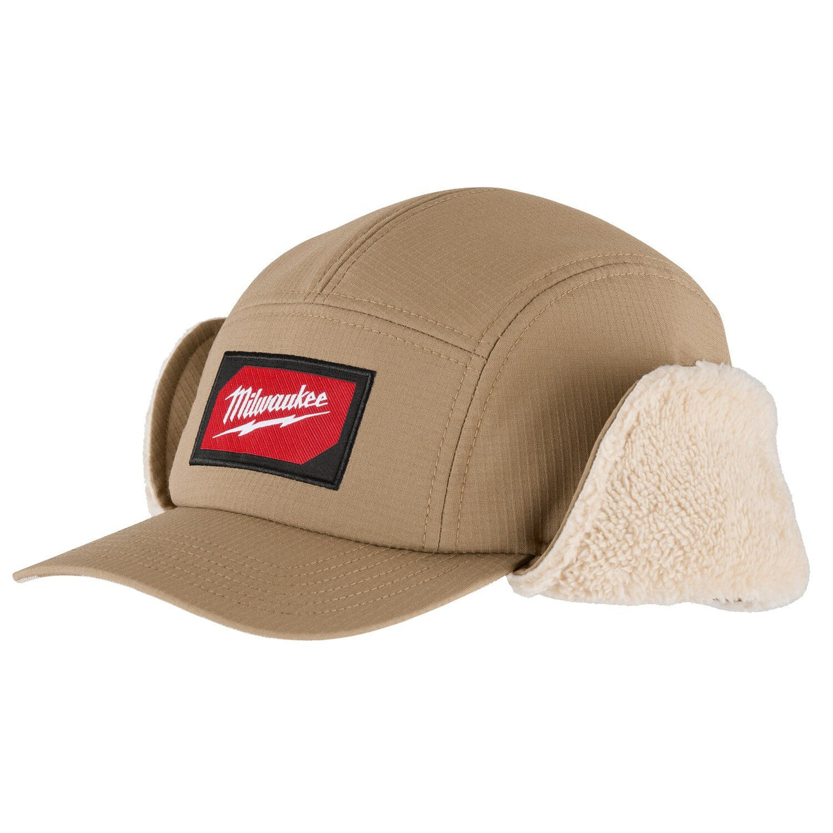 Milwaukee M754K-SM Sherpa-Lined Hat Khaki Small Medium Windproof Water-Resistant - 9