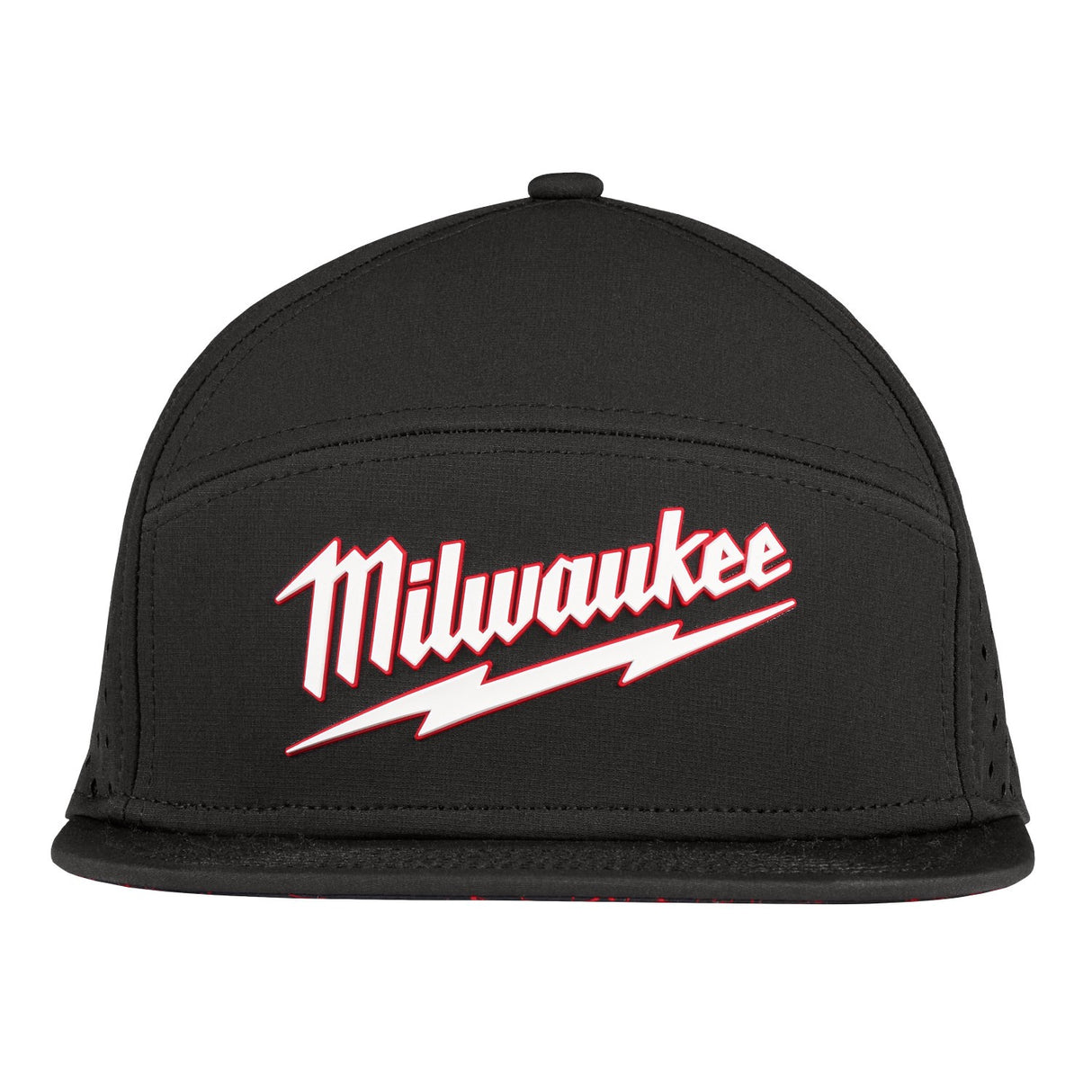 Milwaukee M771B Flat Brim Snapback Hat with Laser Cut Ventilation (1 Hat) - 7