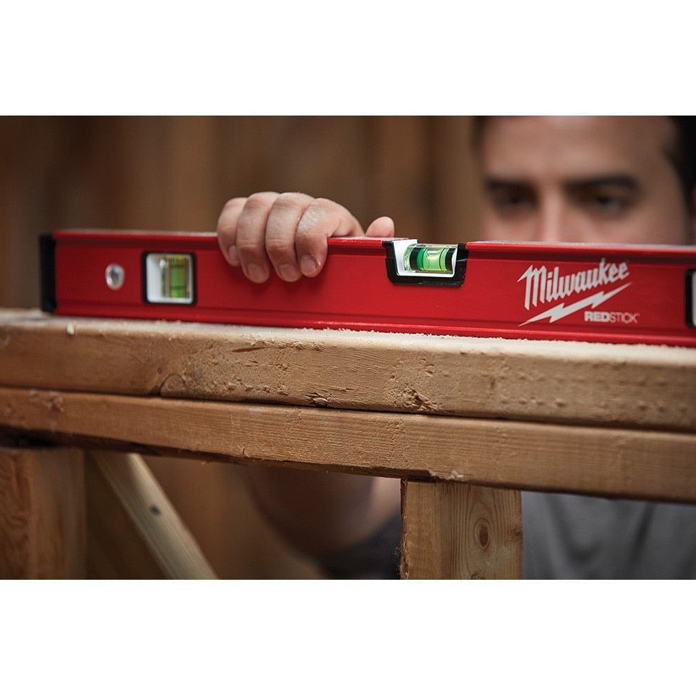 Milwaukee MLCM24 24" REDSTICK Compact Box Level - 3