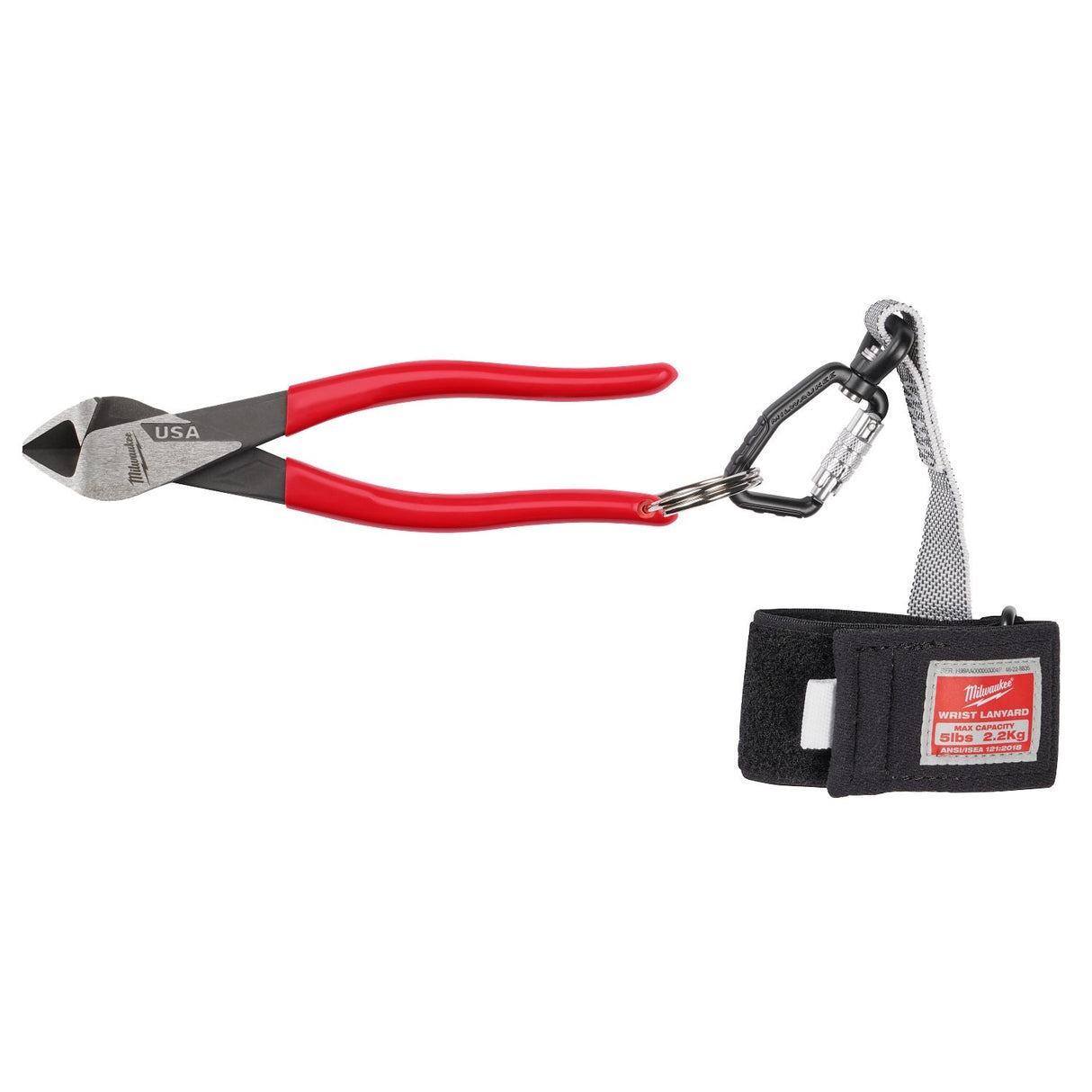 Milwaukee MT508A 8" Angled Head Diagonal Dipped Grip Cutting Pliers (USA) - 10