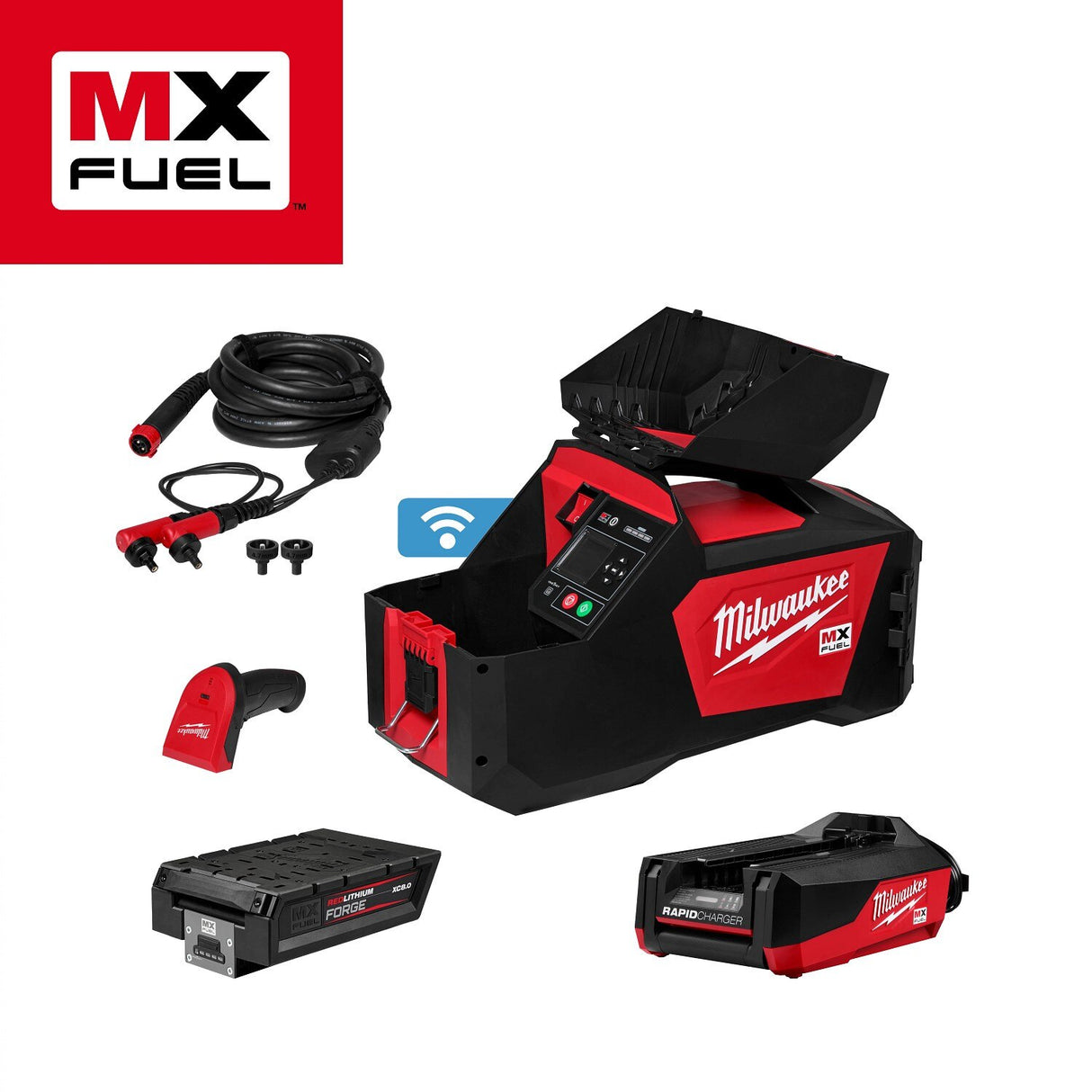 Milwaukee MXF545-XC MX FUEL Electrofusion Processor with 8.0Ah Battery Pack and Accessories