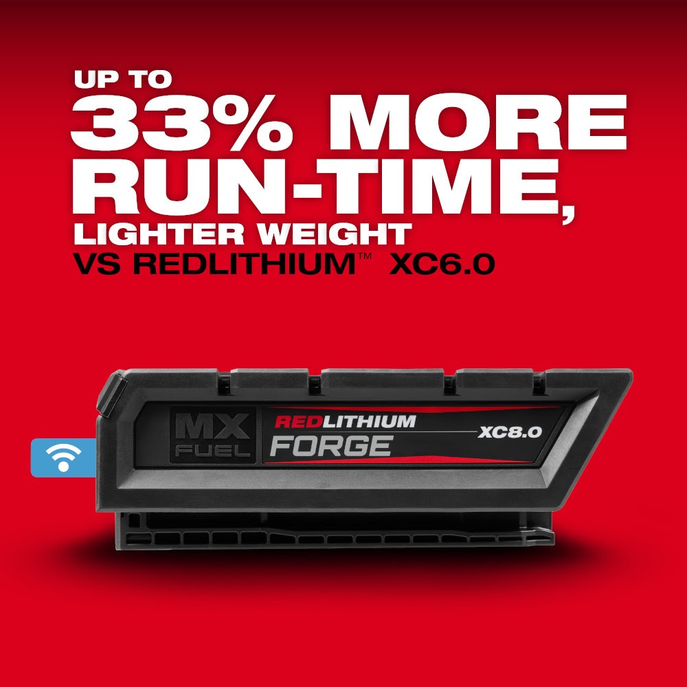 Milwaukee MXFXC608 MX FUEL REDLITHIUM FORGE XC8.0 Battery Pack - 4