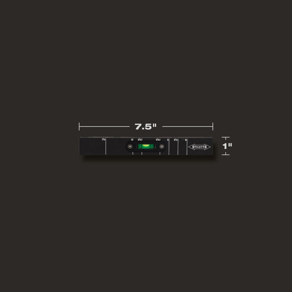 Stiletto STSQ7-L 7" Carpenter Square with Level - 5