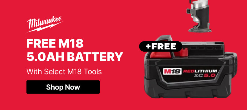 Milwaukee Free M18 5.0Ah Battery with Select M18 Tool Purchase