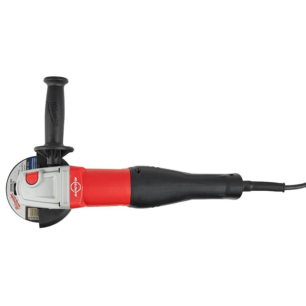 Milwaukee 6143-31 11 Amp 4-1/2" /5" Braking Small Angle Grinder Paddle No-lock - 3