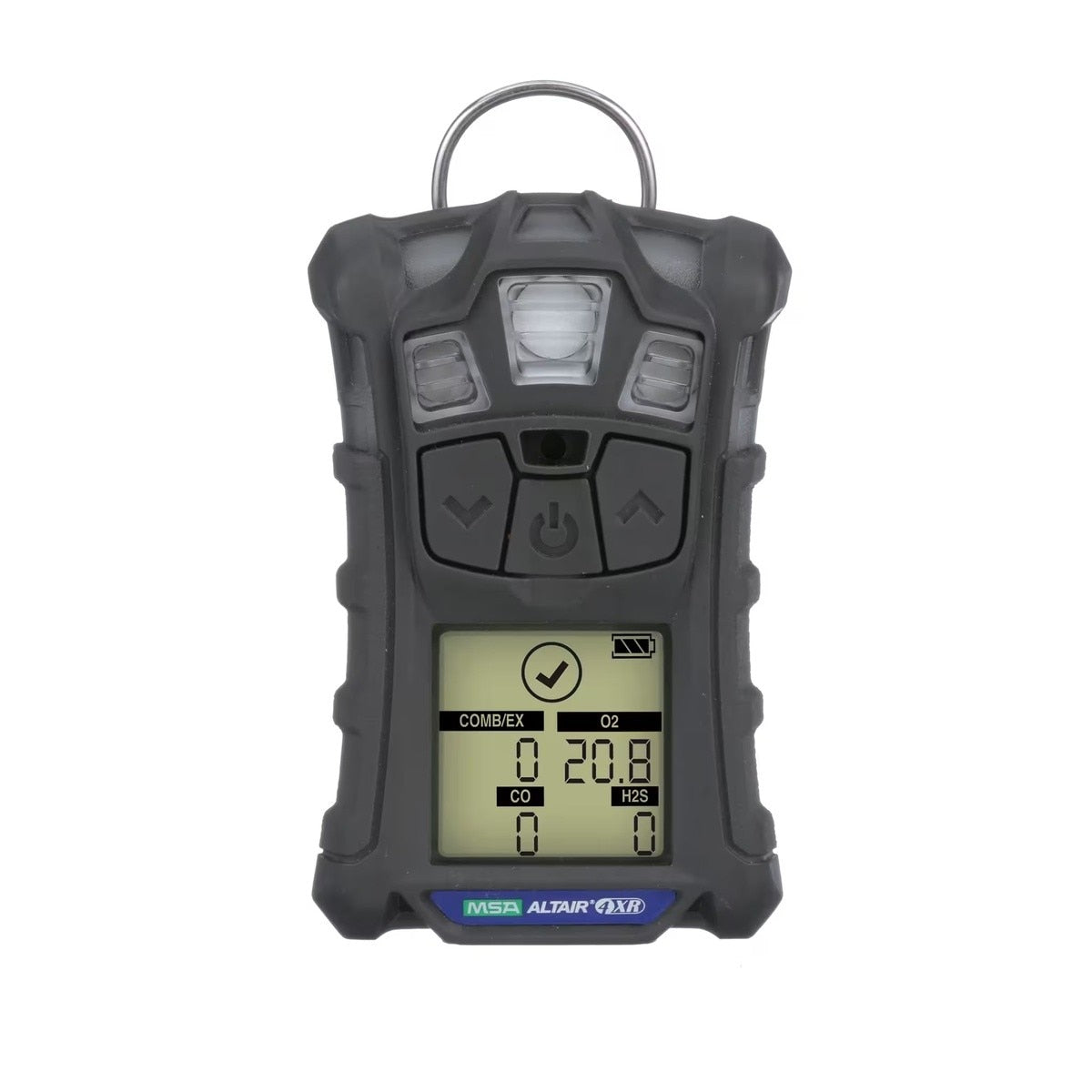 Mine Safety Appliances Company 10178557 ALTAIR 4XR Multigas Detector for LEL O2 H2S CO 4.646" x 2.953" x 2.283" with Charcoal Case and North American Charger
