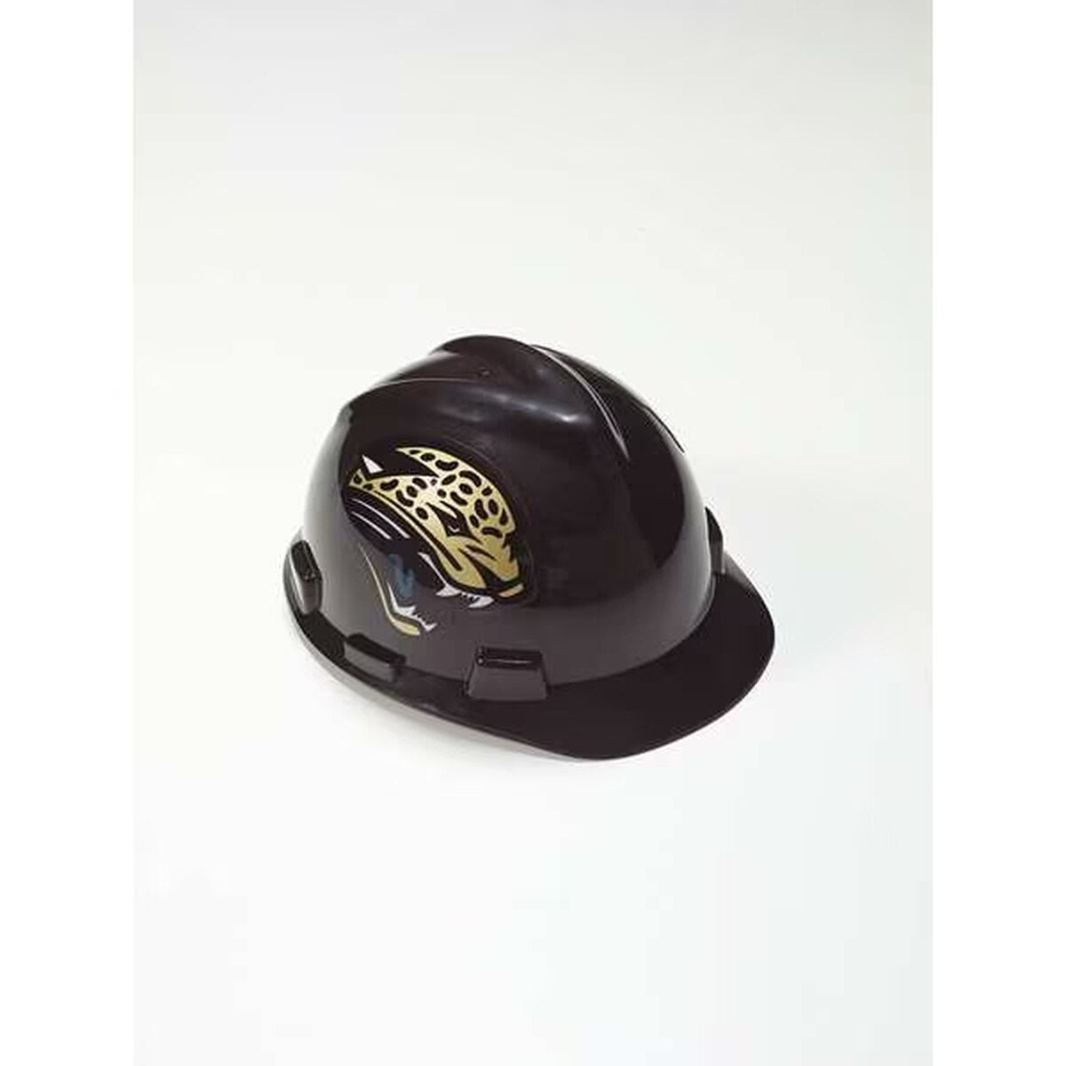 Mine Safety Appliances Company 818397 V-Gard NFL Polyethylene Front Brim Hard Hat with Fas-Trac III Suspension Type 1 Class E Black Jacksonville Jaguars - 2