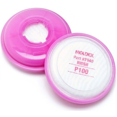 Moldex 7940 P100 Filter Disks for 7000 and 9000 Series Respirators, Pair
