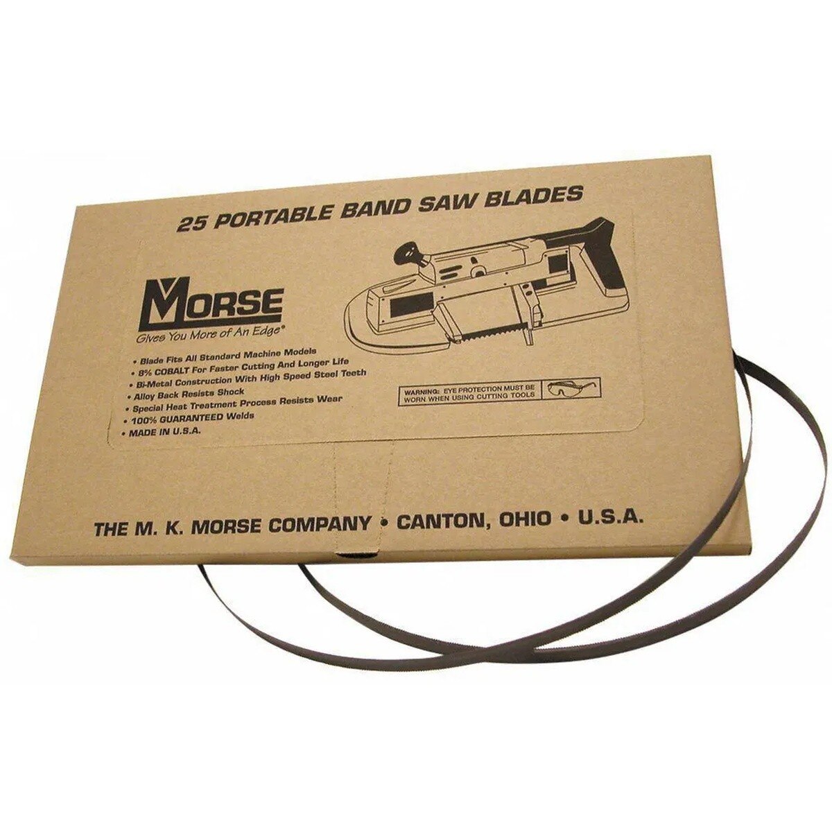 MK Morse ZWEP3518W 35-3/8" 18 TPI Compact Band Saw Blade (3/PK) - 2