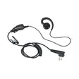 Motorola HKLN4604 C-Style Swivel Earpiece with Microphone and PTT Replaces RLN6423
