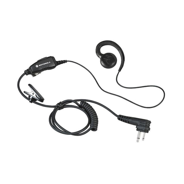 Motorola HKLN4604 C-Style Swivel Earpiece with Microphone and PTT Replaces RLN6423