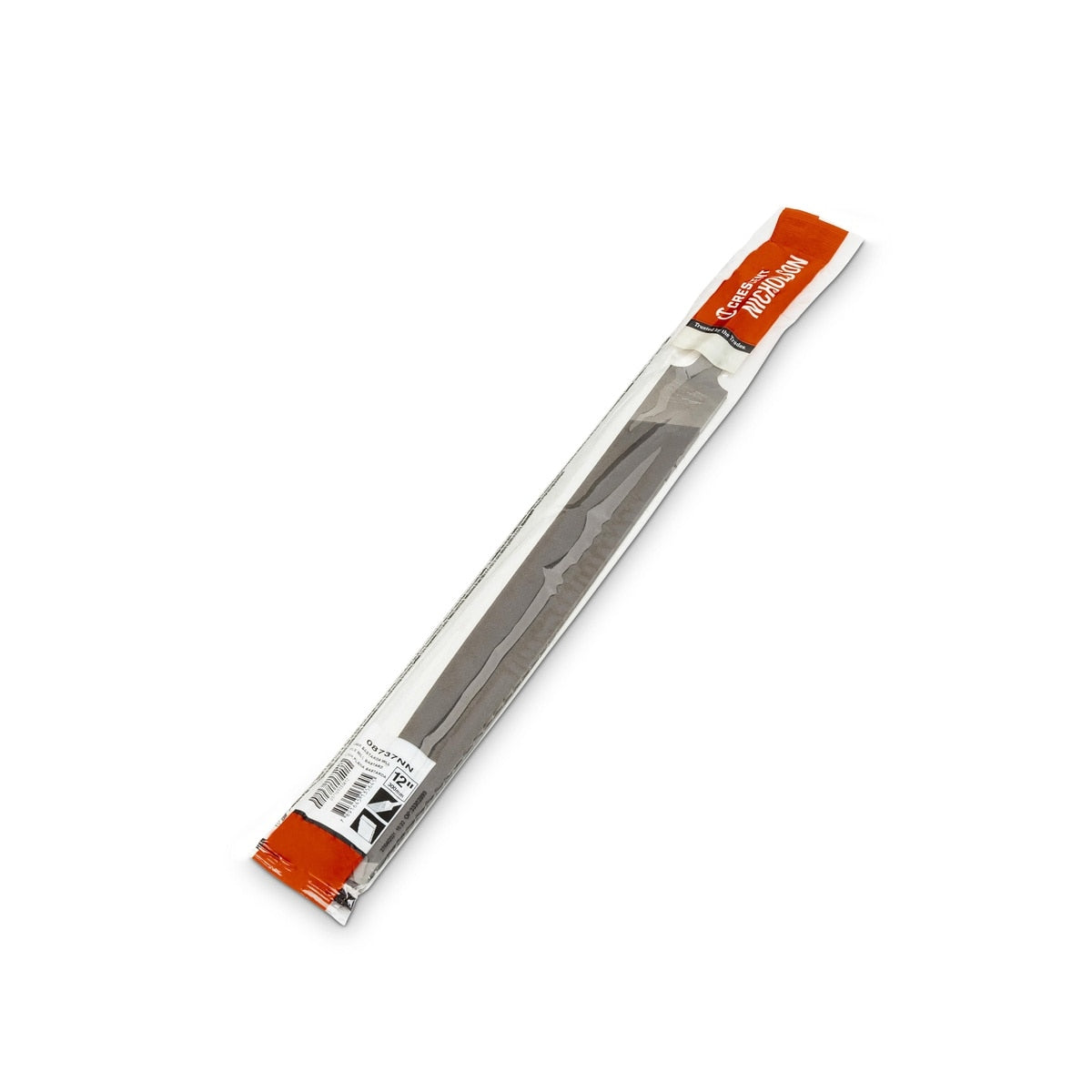 NICHOLSON 08737NN 12 in. Mill Single-Cut Bastard File for Sharpening Saws and Finishing Metals - 4