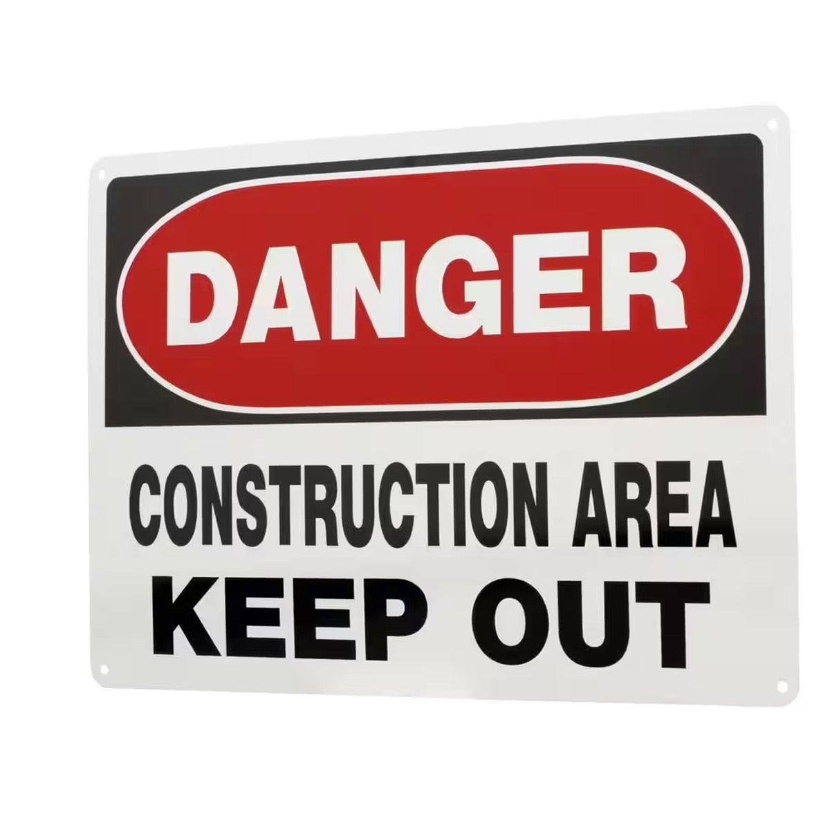 National Stock Sign 520 Danger Const Area Keep Out - 2