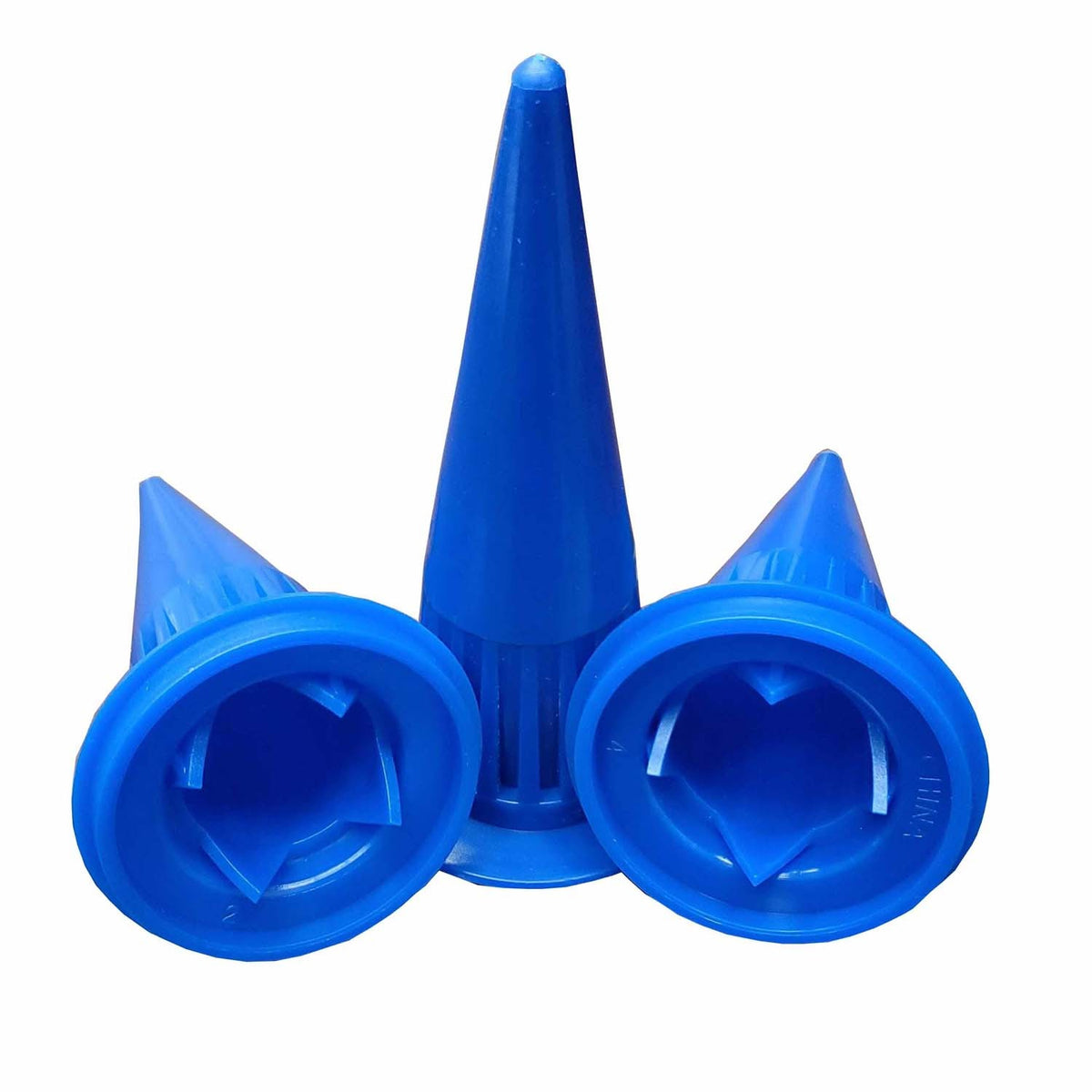 Newborn A-PC-620BENT Blue Plastic Cone Bent for Sausage Caulk Gun (45 Degree)