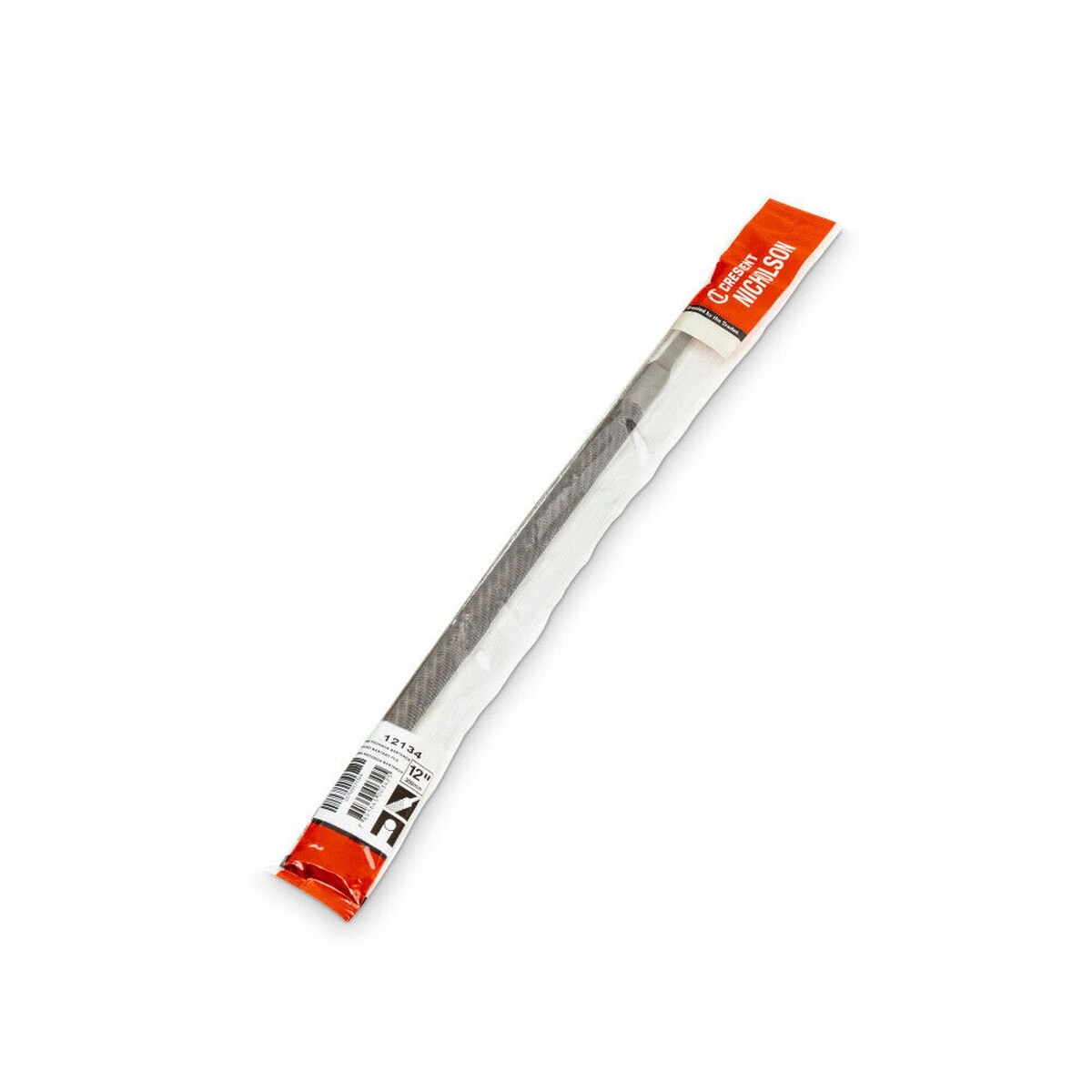 Nicholson 12134 12" Bastard Cut Machinists Boxed Round File for Circular Openings and Concave Surfaces - 3