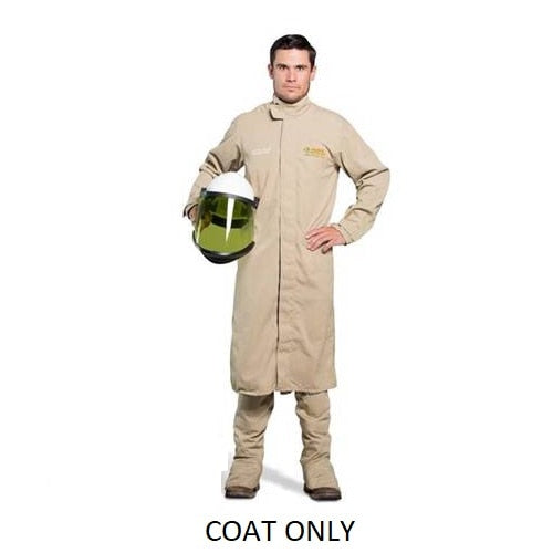 OEL AFW080-PC-M-K Arc Flash 8 Cal 50" Protective Lab Coat, Medium