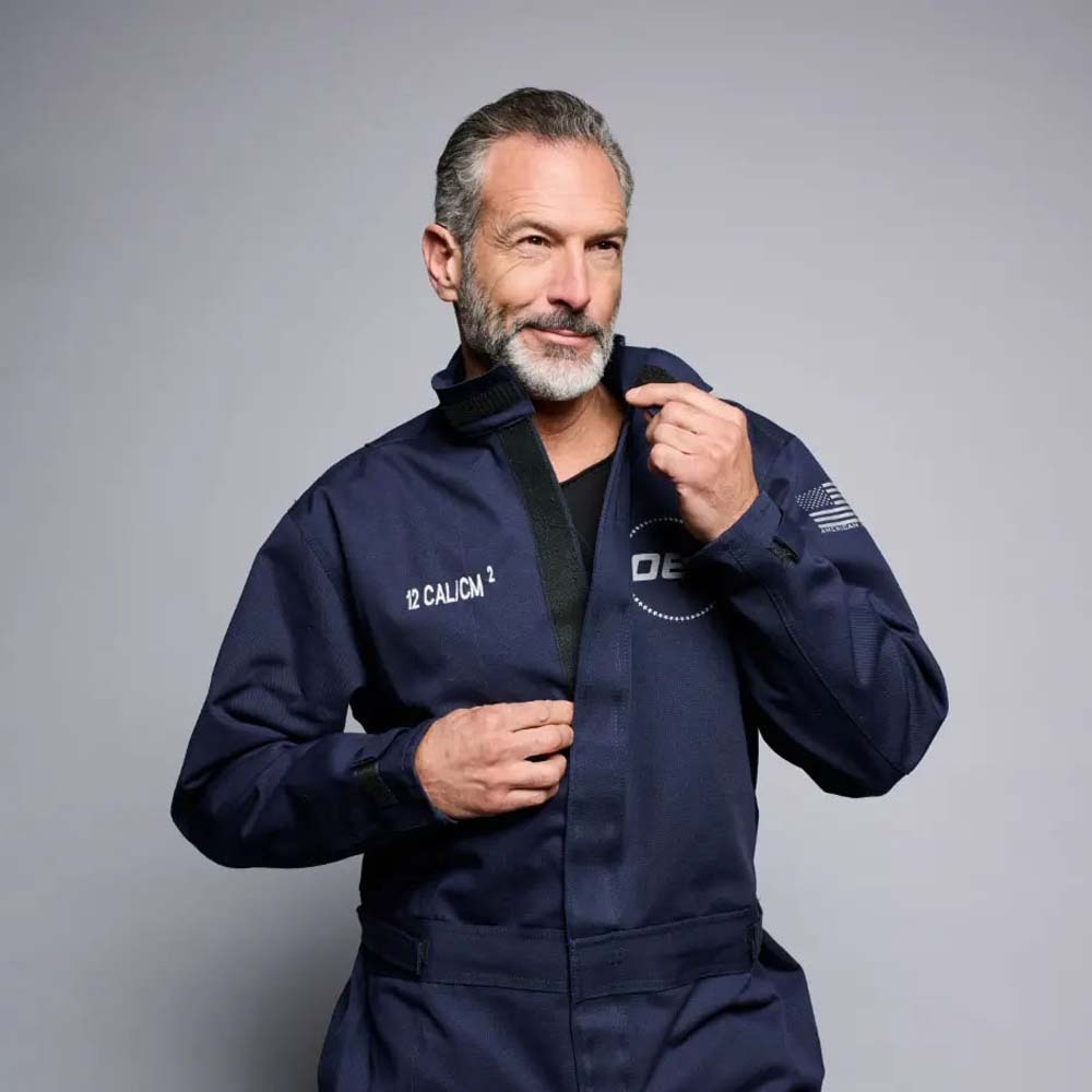 OEL AFW12-NFC-4XL 12 Cal Arc Flash Coverall Kit Navy 4XL (Kit) - 4