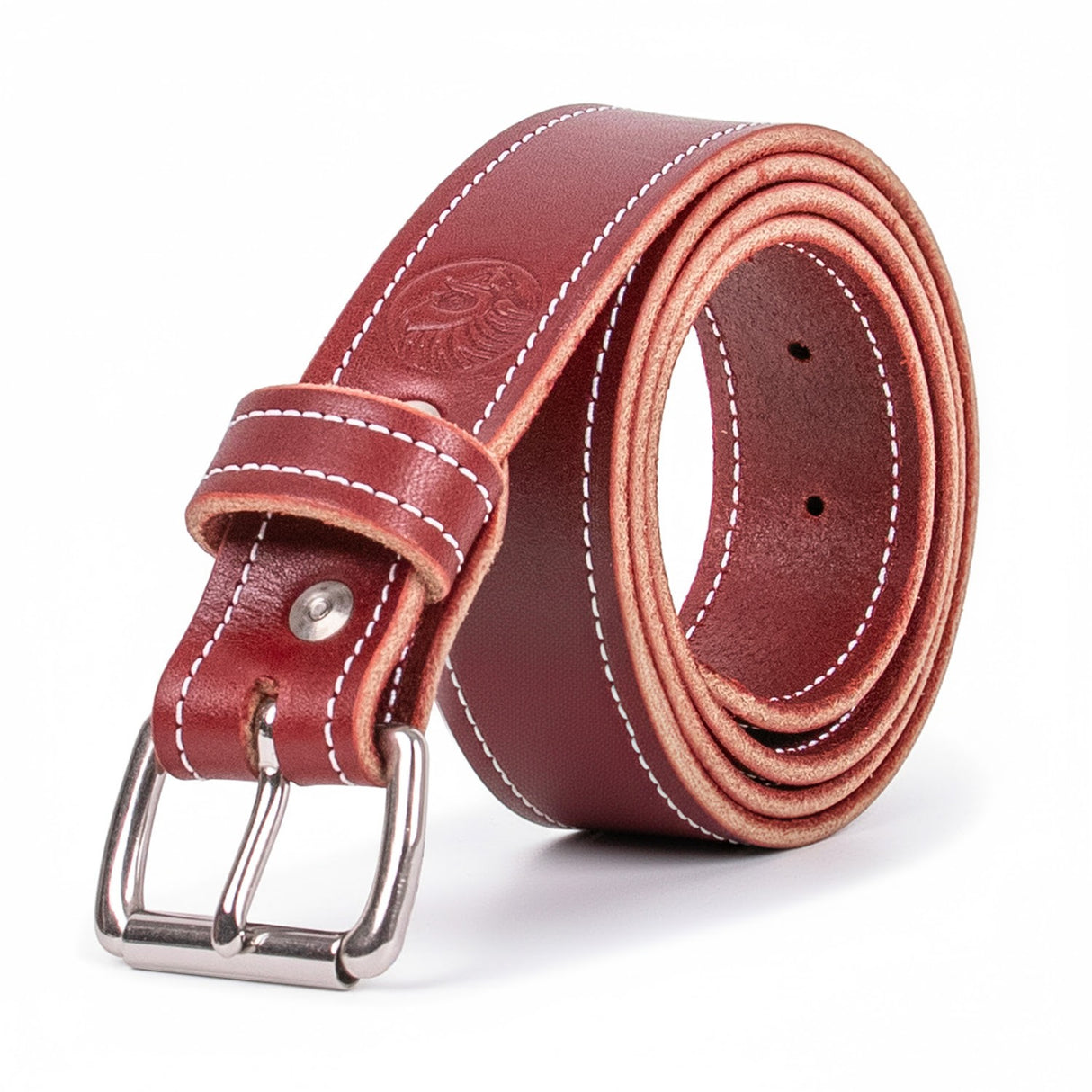 Occidental Leather 5808M 33" - 36" Red Working Man's Pant Belt - Medium