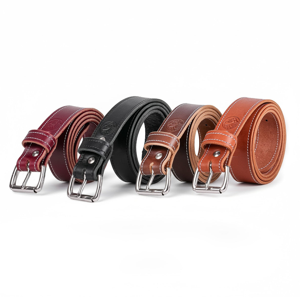 Occidental Leather 5808LG 36" - 40" Red Working Man's Pant Belt - Large - 4