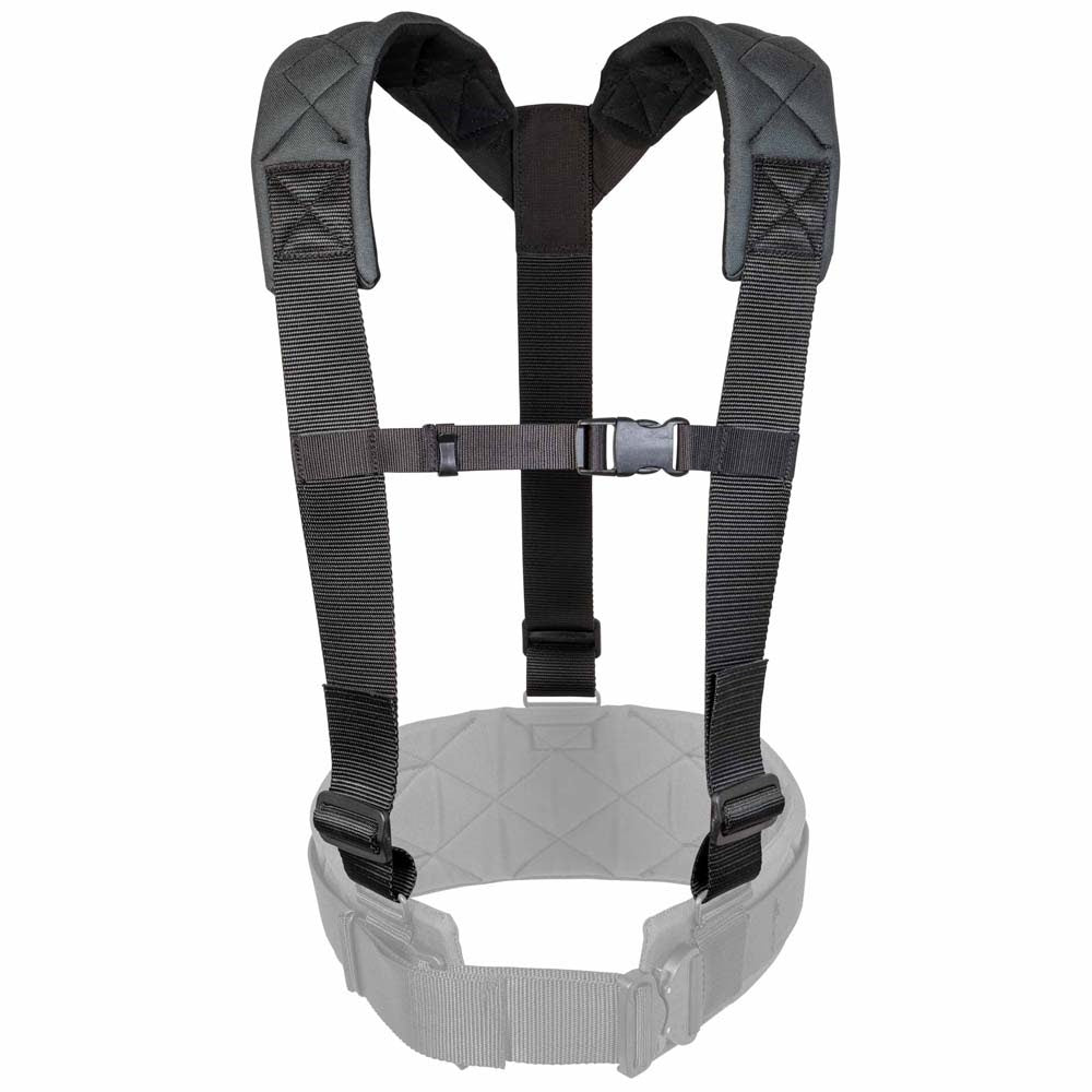 Occidental Leather 420010 Badger Suspenders - Gunmetal