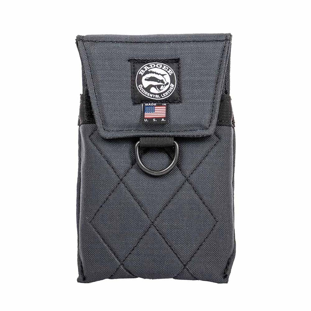 Occidental Leather 454010 Badger Phone Holster - Gunmetal