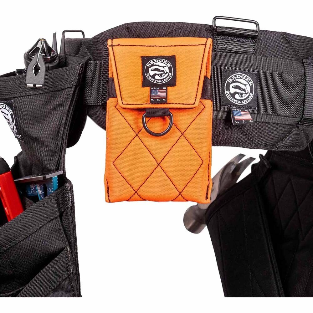 Occidental Leather 454010 Badger Phone Holster - Gunmetal - 4