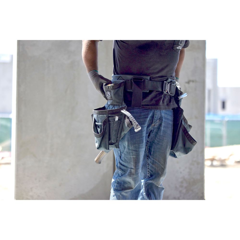 Occidental Leather 461010 LG Gunmetal Grey Carpenter Set Large - 8